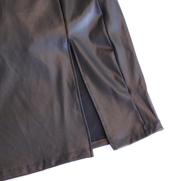 Shapewear Leather Sculpting Skirt Large NWT - Picture 5 of 11